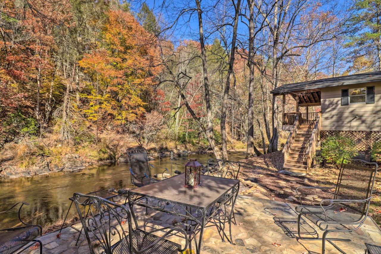 Creekside Retreat With Deck, 18 Miles To Wolf Ridge Villa Weaverville Buitenkant foto