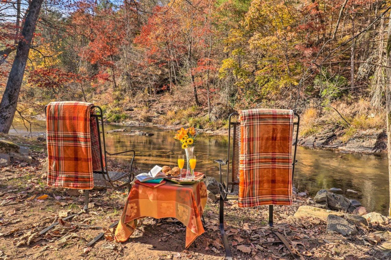 Creekside Retreat With Deck, 18 Miles To Wolf Ridge Villa Weaverville Buitenkant foto