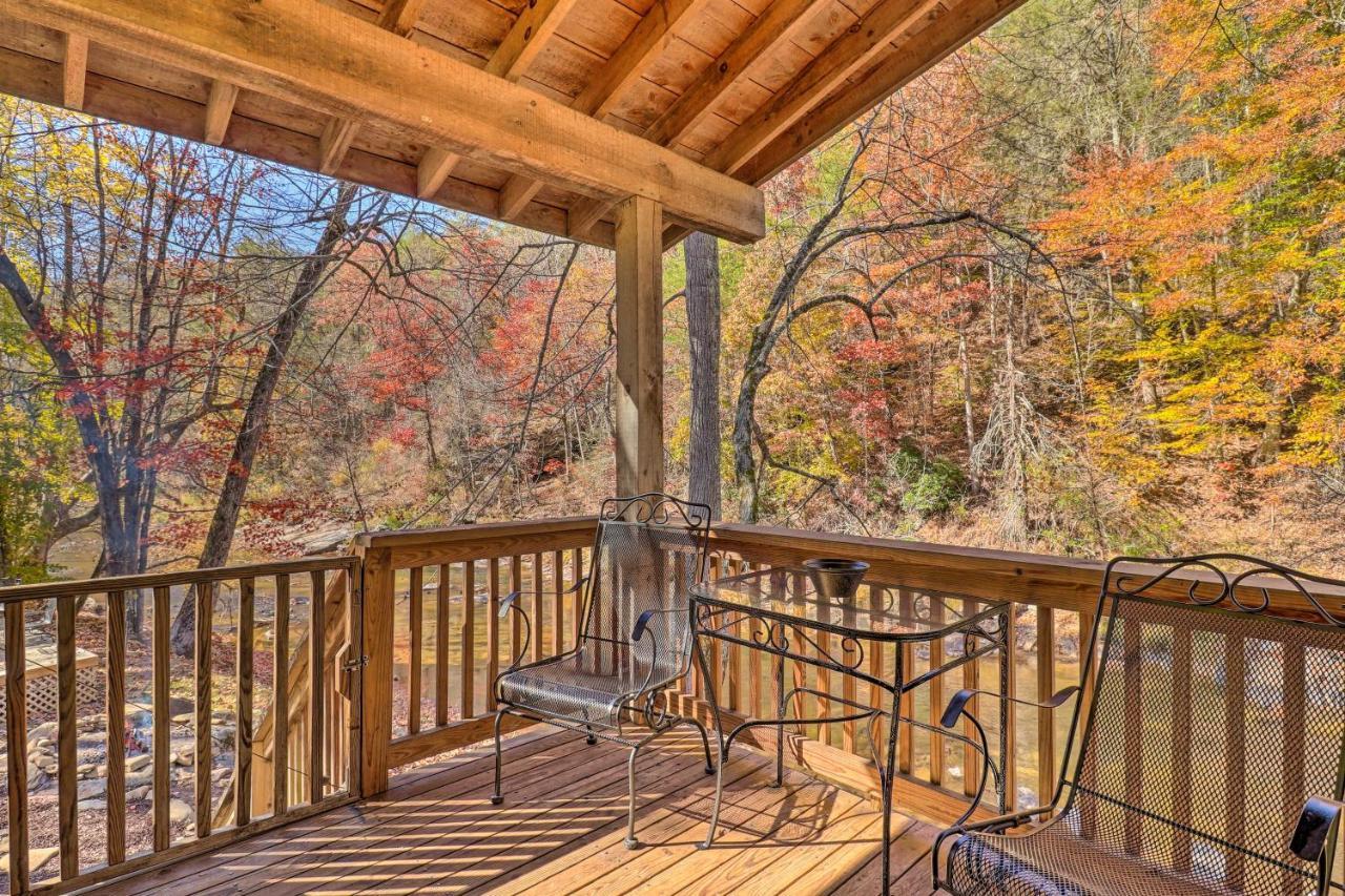 Creekside Retreat With Deck, 18 Miles To Wolf Ridge Villa Weaverville Buitenkant foto