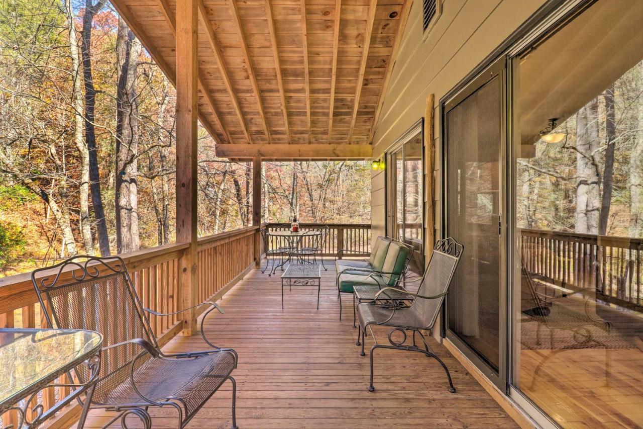 Creekside Retreat With Deck, 18 Miles To Wolf Ridge Villa Weaverville Buitenkant foto
