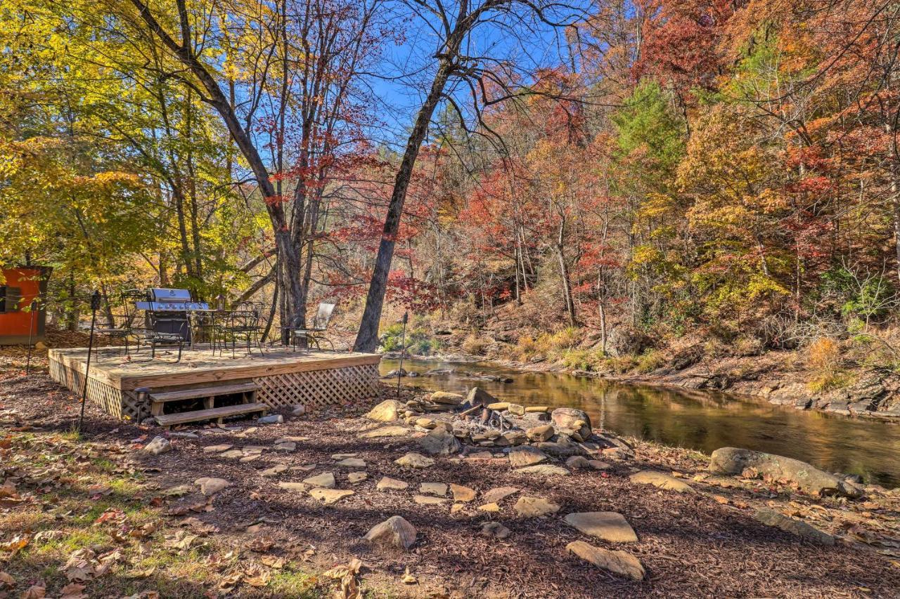 Creekside Retreat With Deck, 18 Miles To Wolf Ridge Villa Weaverville Buitenkant foto