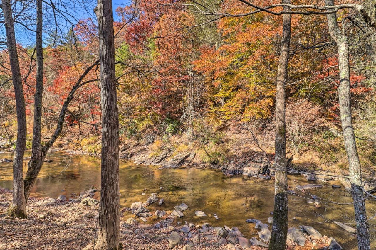 Creekside Retreat With Deck, 18 Miles To Wolf Ridge Villa Weaverville Buitenkant foto