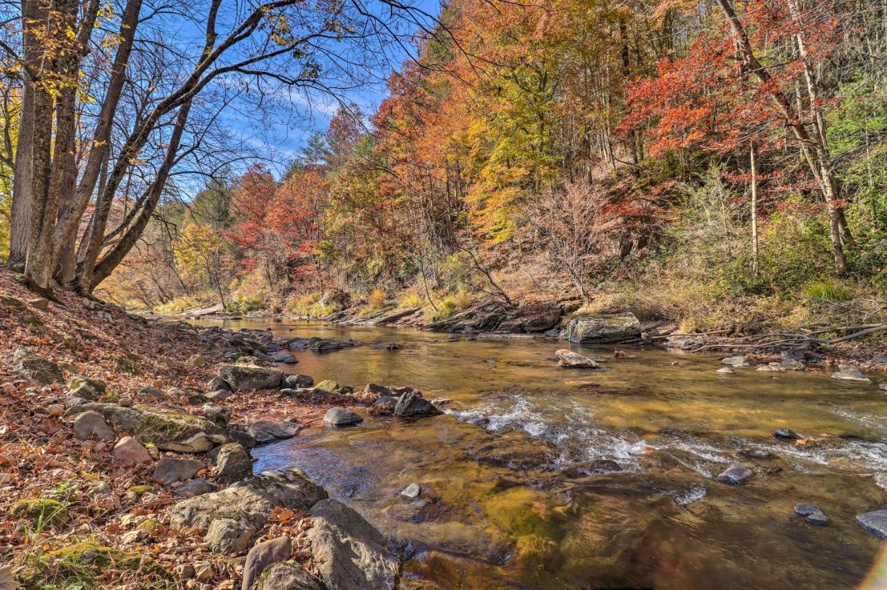 Creekside Retreat With Deck, 18 Miles To Wolf Ridge Villa Weaverville Buitenkant foto